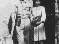 George T. Inouye on honeymoon in Feb. 1945 [Courtesy of Jan Sakoda]