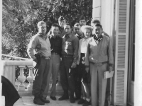 Olga with 100th officers Dec 44