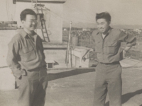 Left:  Kazuo Sato, Right:  Tamotsu Akiyoshi [Courtesy of Bernard Akamine]