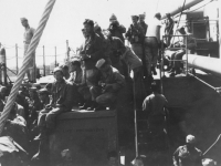 Scene on ship going home, 1946 [Courtesy of Bernard Akamine]