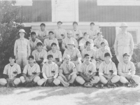 100th Battalion, Company D Baseball team. [Courtesy of Mary Hamasaki]