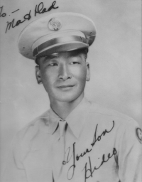 Hideo Akiyama (Co. C, 100th Inf. Bn.) [Courtesy of Earl Kawaguchi]
