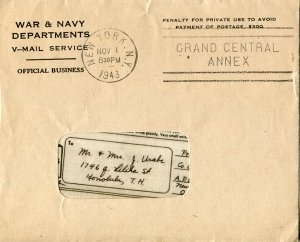 Oct 6, 1943 Envelope