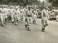 Postwar parade in Hawaii. (Courtesy of Janice Higa)
