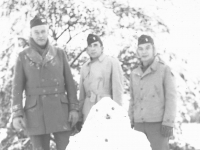 Capt. Phillip Peck. Lieut. Charles Coyne, Lieut.Samuel Sakamoto, to our officers. [Courtesy of Dorothy Ibaraki]