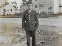 Shigeru Inouye at Camp McCoy, Oct. 1942. (Courtesy of Clinton K. Inouye)