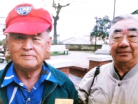 Shigeru Inouye and one of his best friends and former comrade Sakae Takahashi. [Courtesy of Clinton K. Inouye]