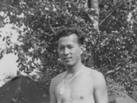 S.Kunishige Camp McCoy. 4/14/1942.  [Courtesy of Ruth Kunishige]