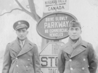 Dec 24, 1942 Niagra Falls. Rainbow Bridge.  [Courtesy of Ruth Kunishige]