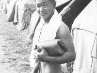 Taken in Camp McCoy July, 1942. [Courtesy of Leslie Taniyama]
