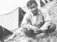 Taken in Camp McCoy July, 1944. [Courtesy of Leslie Taniyama]