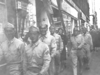 Taken Sept. 2, 1942. Walking the streets of Green Bay. [Courtesy of Leslie Taniyama]