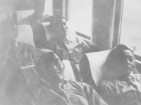 On the trip to Milwaukee - The Hiawatha - Sept 1, 1942. [Courtesy of Leslie Taniyama]