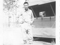 Moriso "Legs" Teraoka at Camp Shelby, Mississippi, 1944 (Courtesy of Moriso Teraoka)