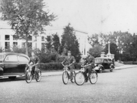 Como Park , St. Paul, Minn. Taking a bike ride in the park. Oct. 4, 1942.  [Courtesy of Jan Nadamoto]