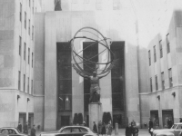 Nov. 1942 Rockefeller Center. Took atour through the NBC studios- Rainbow Dance Room is in the building too-almost to the very left.  NYC.  [Courtesy of Jan Nadamoto]