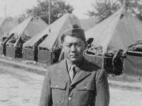 Shizue Takashige taken Sept. 1942 at Old Camp McCoy, Wis.  [Courtesy of Jan Nadamoto]