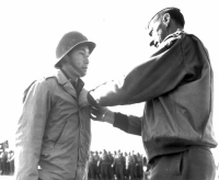 First Lt. Young Oak Kim given the Silver Star for action in Italy, April 1944 [University of Southern California Libraries]