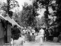 100th Battalion's headquarters in Tombolo, Italy [Courtesy of Robert Arakaki]