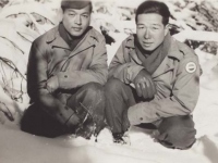 Itsuo Takahashi at Camp McCoy, Wisconsin, November 27, 1942. [Courtesy of Fumie Hamamura]
