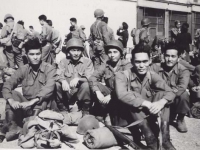 Radio Gang in Marseilles, France 1944. [Courtesy of Fumie Hamamura]