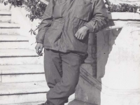 Kungo Iwai in Menton, France, December 1944. [Courtesy of Fumie Hamamura]