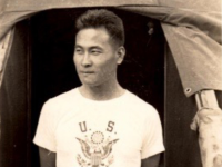 Hisashi Yoshihara during mainland training with the 100th Infantry Battalion (Separate). (Courtesy Isami Yoshihara)