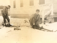 Taken at Camp McCoy - Wis. 1/3/43. Spring. (Courtesy of Joyce Walters)