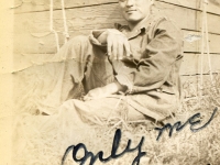8/42 - Pvt M. Kidani. 612 N. School, Honolulu Hawaii. (Courtesy of Joyce Walters)