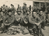 Marseilles, France. The day we landed '44. (Courtesy of Joyce Walters)