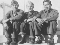 Gary Uchida, Edward Kawahara, Howard Miyake. [Courtesy of Janice Uchida Sakoda]
