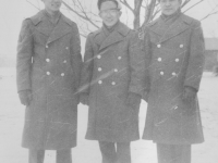 Kenneth Yoshiura, Eugene Kawakami and Howard Miyake. [Courtesy of Janice Uchida Sakoda]