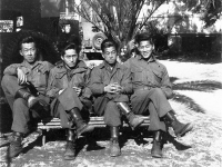 Ed Ikuma (far left) with friends in Italy [Courtesy of Edward Ikuma]