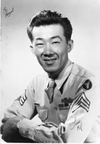 Edward Ikuma (HQ Co., 100th Inf. Bn.) [Courtesy of Edward Ikuma]