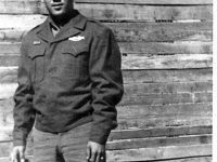 Harada in Leghorn, Italy, 1945 [Courtesy of Carol Inafuku] Inscription: Harada Leghorn, Italy  1945