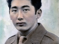 Sta Sergeant Kaoru Robert Miyamoto (D Co.) [Photo courtesy of Stanford Miyamoto]