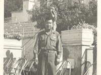 Katsumi Kometani in Italy, 1945. [Courtesy of Dorothy Kometani]