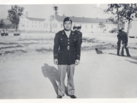 Captain Katsumi Kometani at Camp McCoy, Wisconsin [Courtesy of Dorothy Kometani]