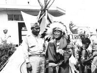 Lt. Kometani - And a Hawaiian Indian (Courtesy of Alvin Tsukayama)