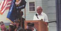 Dedication Ceremony at Fort McCoy, Wisconsin, June 29, 1995. [Courtesy of Bruce Hisanaga]