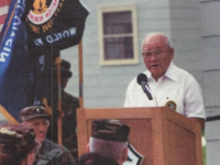 Dedication Ceremony at Fort McCoy, Wisconsin, June 29, 1995. [Courtesy of Bruce Hisanaga]