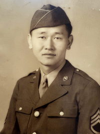 Kiyoshi Furumoto (D Co., 100th Battalion, 442nd RCT) [Photo courtesy of Emily Furumoto]