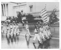 100th/442nd marches in Washington, D.C. (July 1946) [U.S. Army Signal Corps photo]