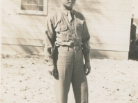 Camp McCoy - Pvt. Mako Sueyoshi. He is one of my squad boys. (Courtesy of Alvin Shimogaki)