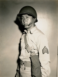 Calvin Shimogaki (HQ Co., 100th Inf. Bn.) [Courtesy of Alvin Shimogaki]