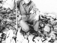 Kenneth Tanaka with the day’s catch from Cat Island, Mississippi. [Courtesy of Mrs. William Takaezu]