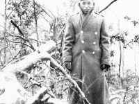 Chester Kuwahara at Camp McCoy, Wisconsin (Courtesy of Alvin Tsukayama)