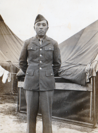 Yoshio Saito (Co. A, 100th Inf. Bn.) [Courtesy of Barbara Hanai]