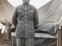 Yoshio Saito (Co. A, 100th Inf. Bn.) [Courtesy of Barbara Hanai]
