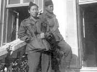 Young Oak Kim in Italy [Go For Broke National Education Center]